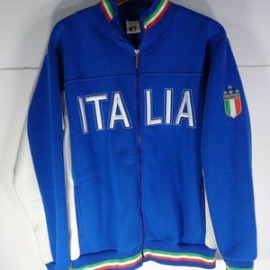 Vintage Italia Long Sleeve Warm Up Jacket Size LRG